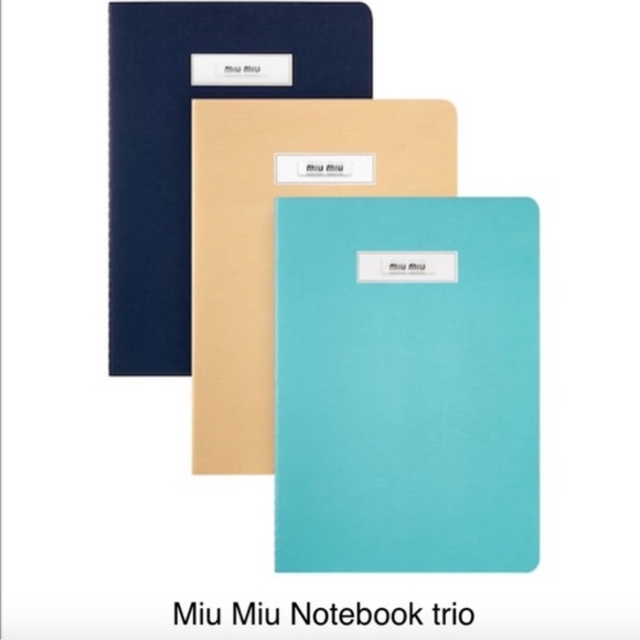 Miu Miu Notebook Trio Set - Picture 1 of 2